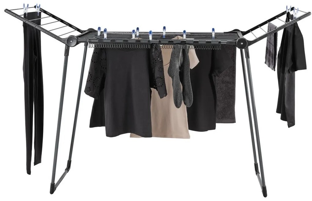 Leifheit PEGASUS 150 Solid Slim negru uscător derufe