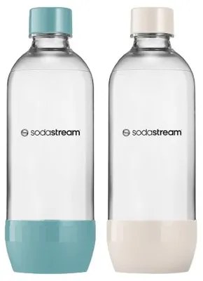 Sticlă Sodastream Jet Blue/Sand 2x 1 l, rezistentăla mașina de spălat vase