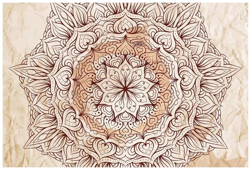 Tapet autoadeziv Mandala etnică abstractă