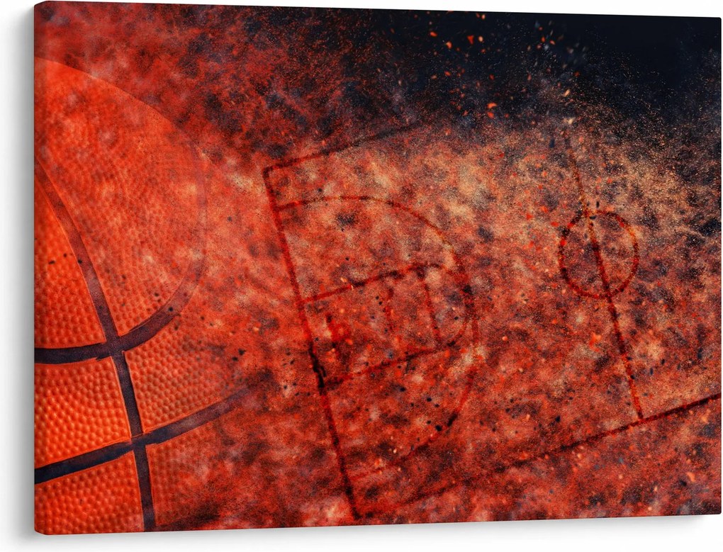 Tablou - Meci de baschet (70x50 cm)