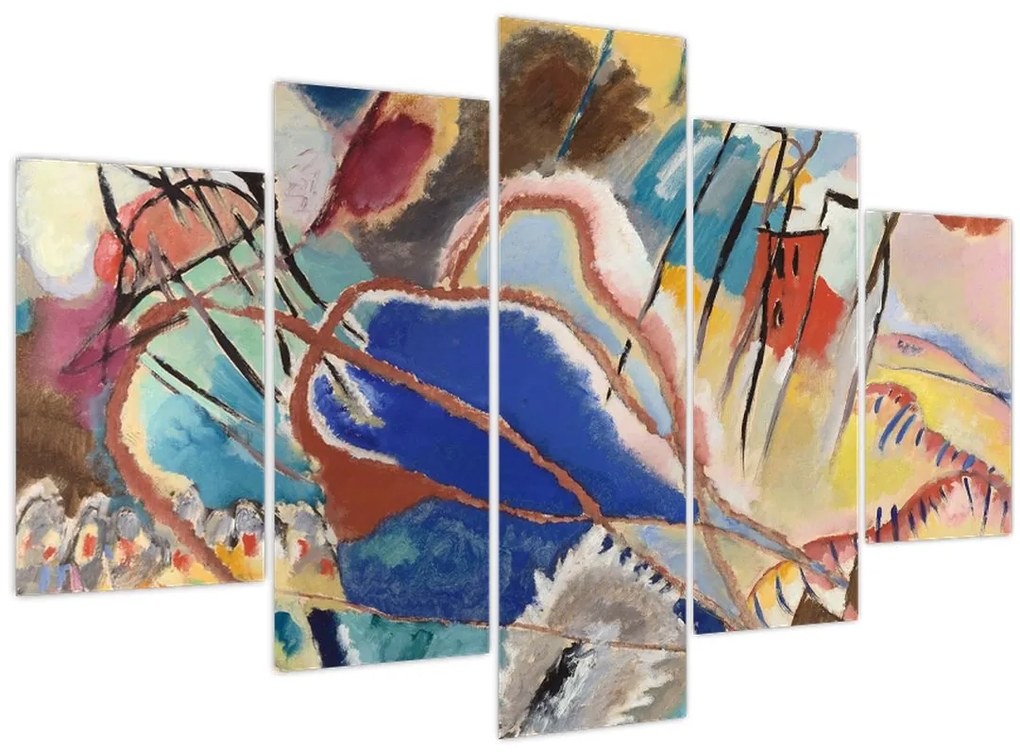 Tablou - Vasily Kandinsky, Improvisation No. 30 (Cannons), reproducere (150x105 cm)