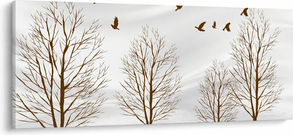 Tablou - Cerb lângă râu (120x50 cm)