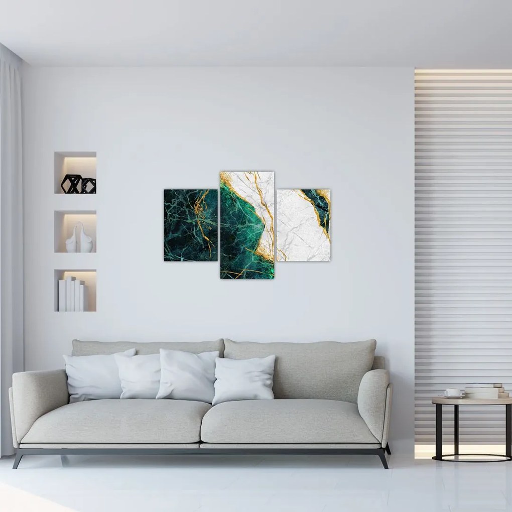 Tablou - Marmură turcoaz (90x60 cm)