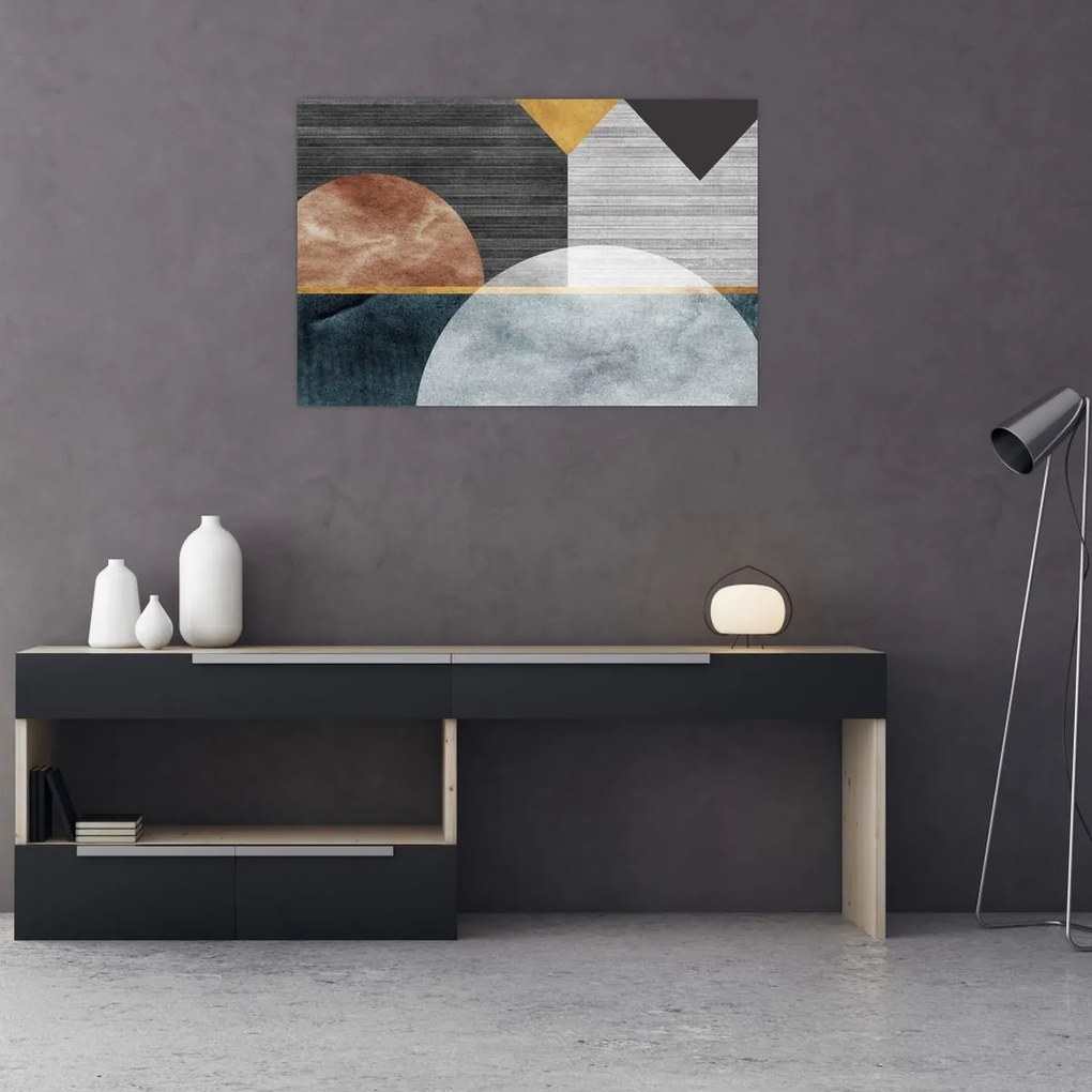 Tablou - Forme și texturi (90x60 cm)