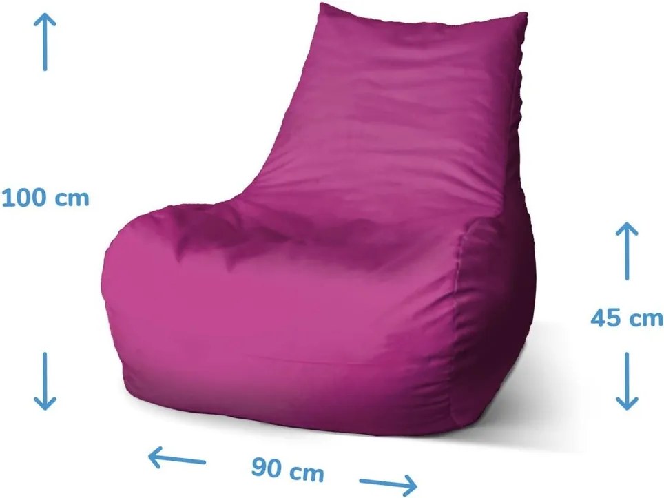 Sac de șezut Bean gepard roz, roz