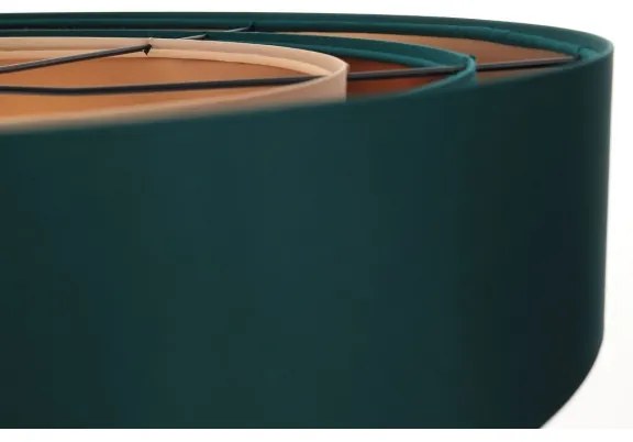 Lustr TRINITI 1xE27/60W/230V verde/cupru pe cablu