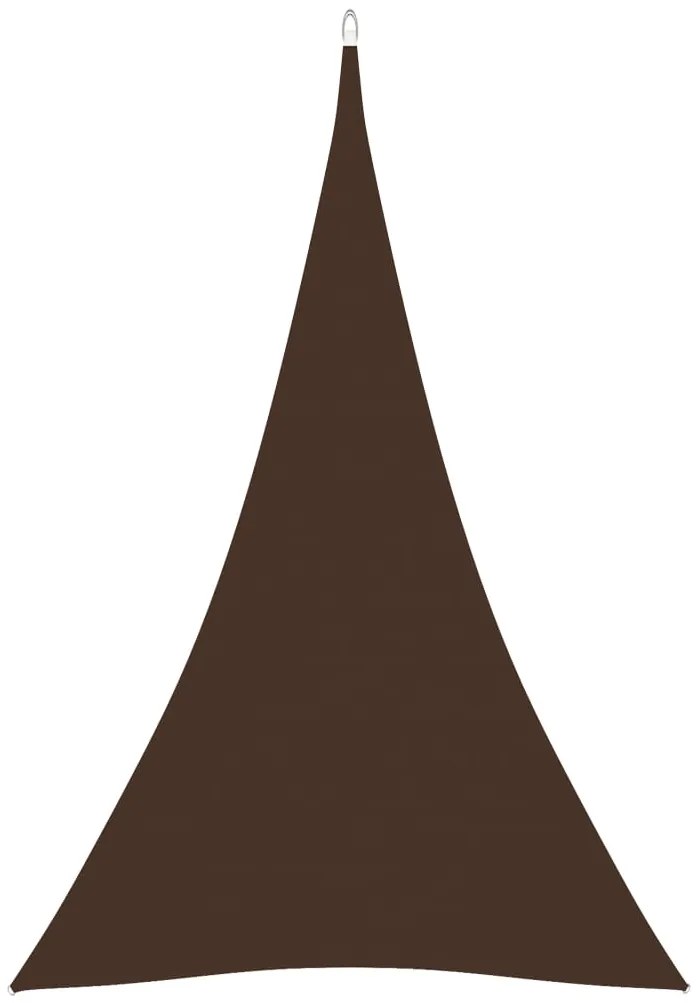 Parasolar, maro, 4x5x5 m, tesatura oxford, triunghiular