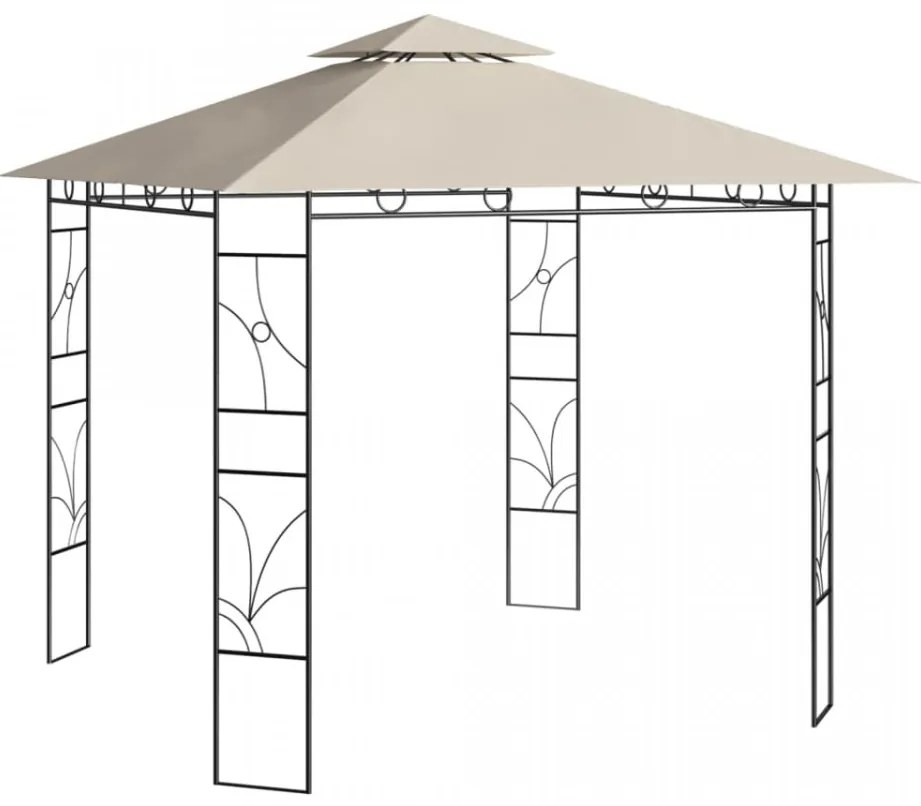 Pavilion, crem, 3x3x2,7 m, 160 g/m²