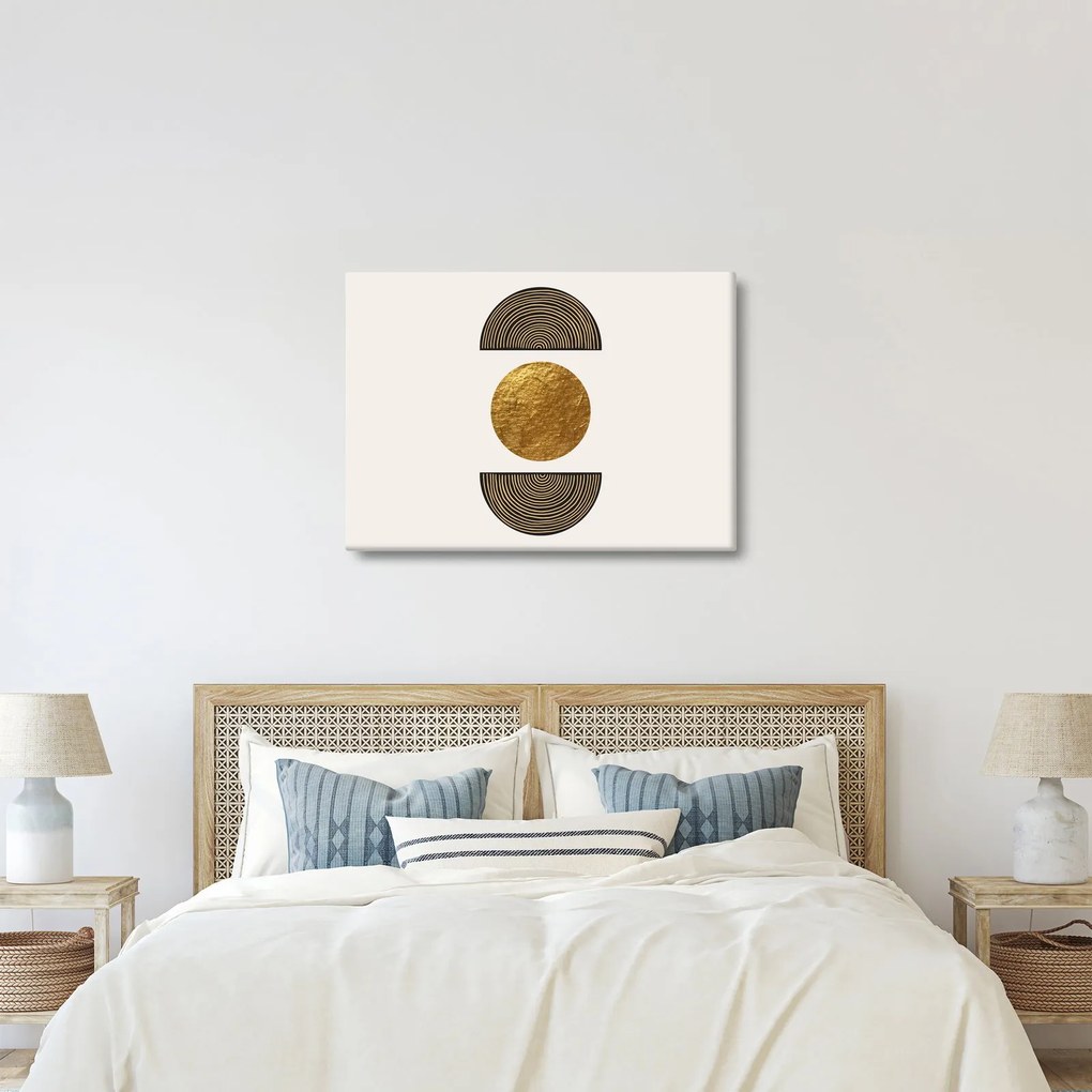 Tablou - Ornament de aur N⁰1 (70x50 cm)