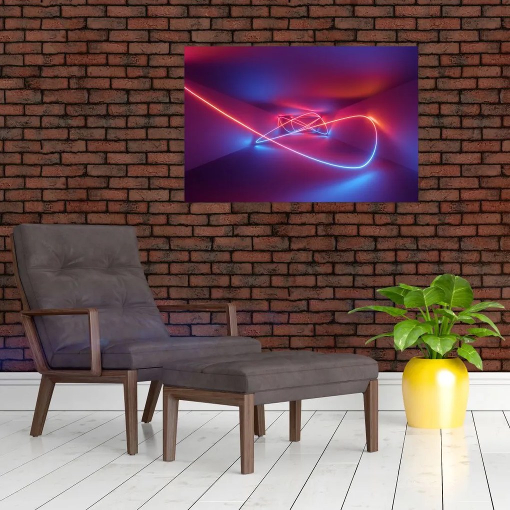 Tablou cu abstracție modernă (90x60 cm)