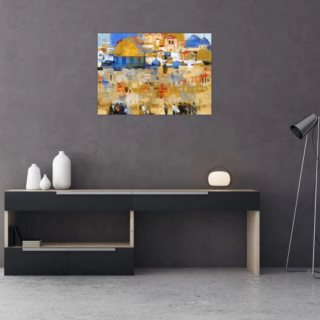 Tablou - Zidul plângerii, Ierusalim, Israel (70x50 cm)