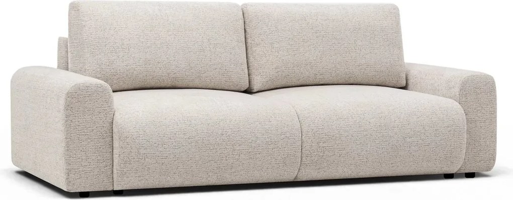 Canapea extensibilă Velamo - chenille bej deschis Bella 05