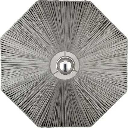 Aplica de perete cu design texturat ELVIO gri 45cm
