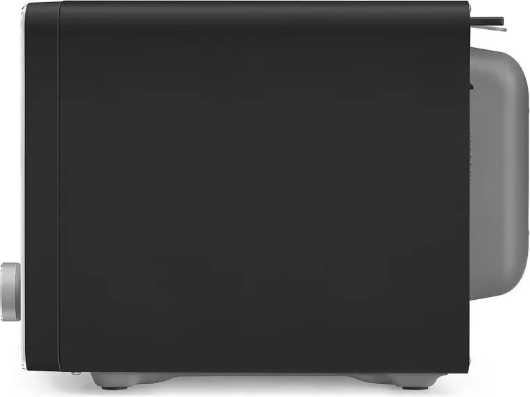 Cuptor cu microunde combinat cu aer cald SMEG Collezione MOC02BLMEU, 900 W, 27 l, 25 de programe, închidere lină, setări personalizate, negru mat
