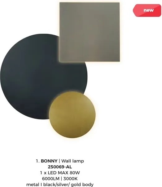 Aplica de perete lumina ambientala LED BONNY