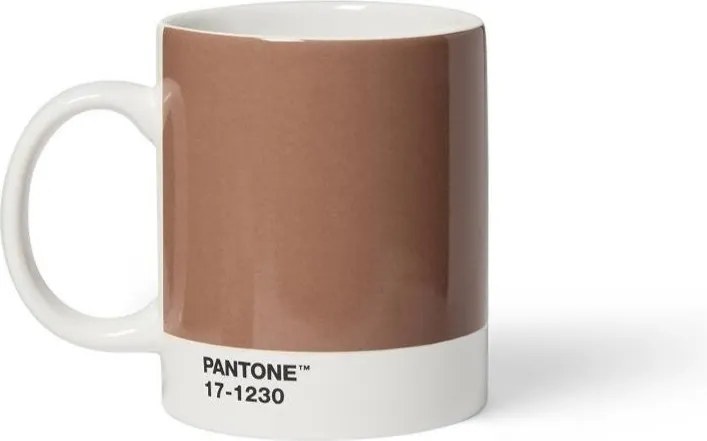 Cană maro deschis din ceramică 375 ml Mocha Mousse 17-1230 – Pantone