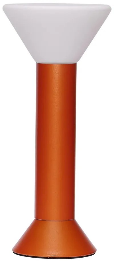 Veioză portocalie cu intensitate reglabilă (înălțime 30 cm) Flash – Hübsch