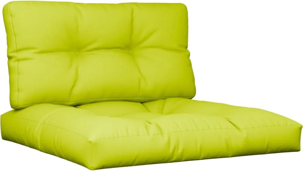 vidaXL Perne de paleți, 2 buc, verde aprins, material textil