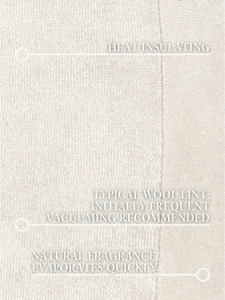 Covor crem țesut manual din amestesc de lână 125x200 cm Kari Organic – Villeroy&Boch