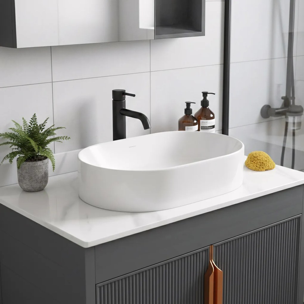 Set de mobilier de baie cu blat Modo 60cm Grey