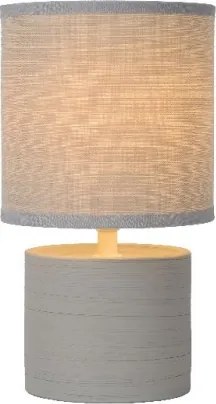 Lucide 47502/81/36 - Lampă de masă GREASBY 1xE14/40W/230V gri