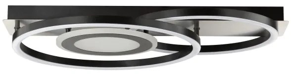 Brilliant - Plafonieră LED cu intensitate reglabilă MAUREEN LED/27W/230V, neagră