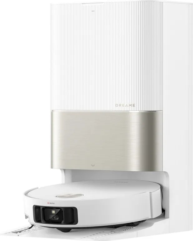 Aspirator robot Dreame X50 Ultra RLX85CE‑6‑WH, 20000 Pa, Recunoastere AI a obstacolelor, Navigare 360°, Control vocal, Sterilizare UV, Alb