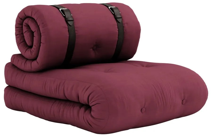 Fotoliu variabil Karup Design Buckle Up Light Bordeaux