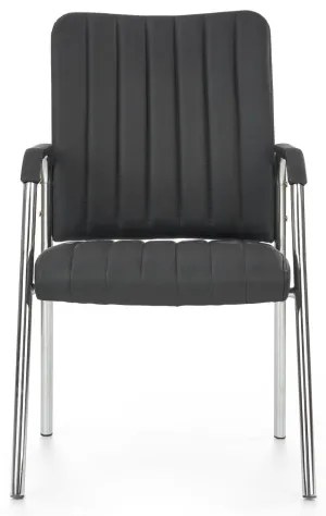 Scaun de dining KIVI, 1 buc., negru