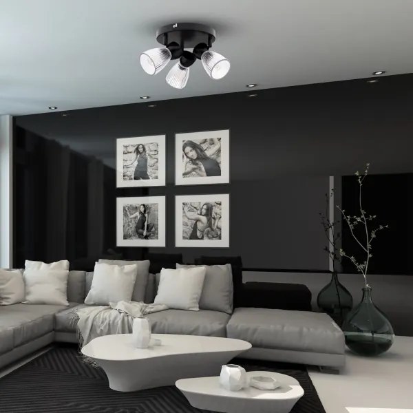 Spot BEST 3xE14/40W/230V negru