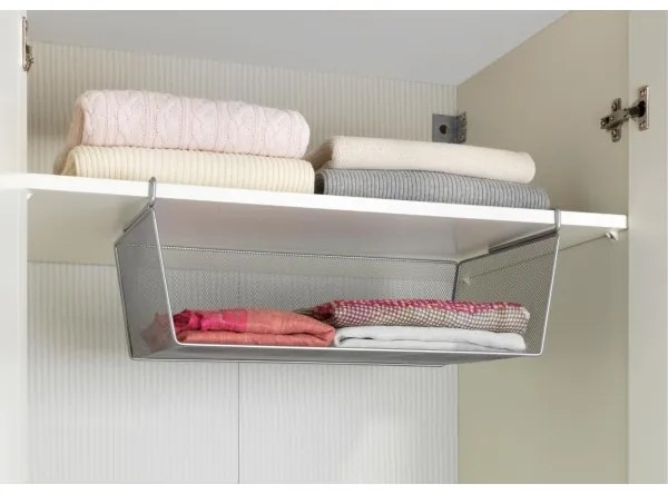 WENKO 53143100 - Coș 49 x 28 cm, argintiu