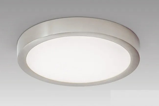 Plafoniera LED moderna design slim Lero 18cm aluminiu mat