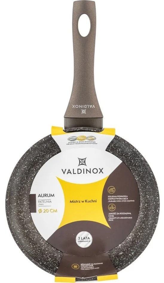 Valdinox Aurum Tigaie cu suprafață antiaderentă, 20 cm, 20 cm