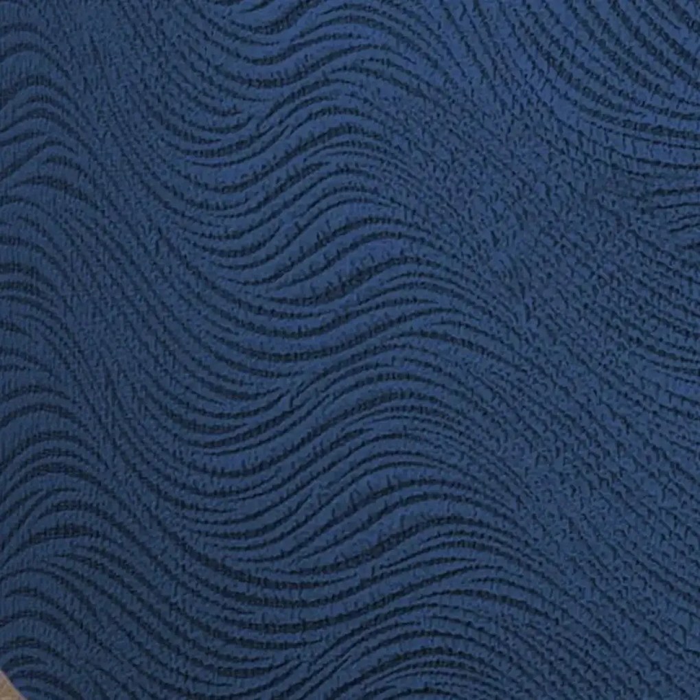 Husa elastica pentru canapea 3 locuri, fara volanas, model Jacquard Albastru in dungi