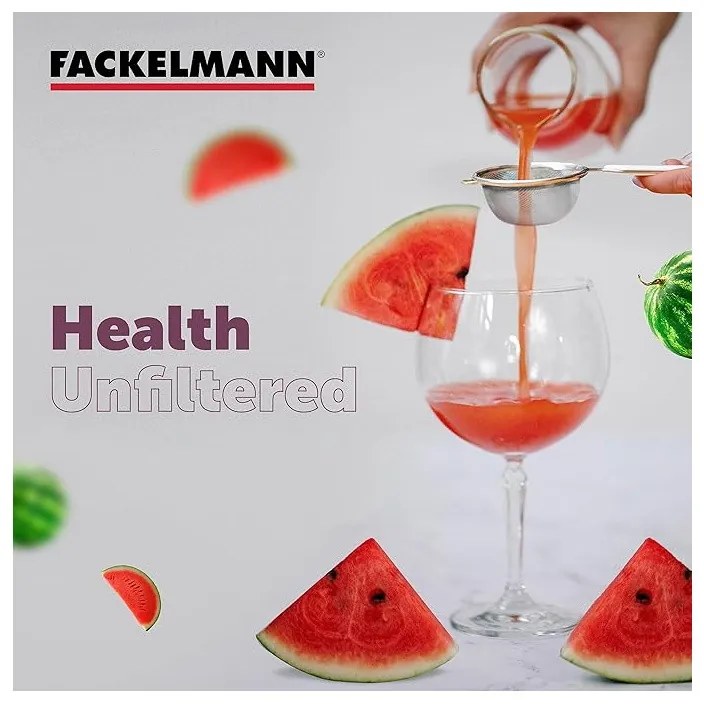 Strecuratoare Fackelmann 42332, 10 cm, Otel inoxidabil, Gaura pentru agatat, Argintiu