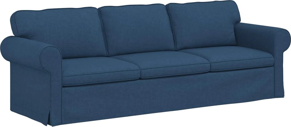 vidaXL Canapea albastru 245 x 82 x 80 cm țesătură