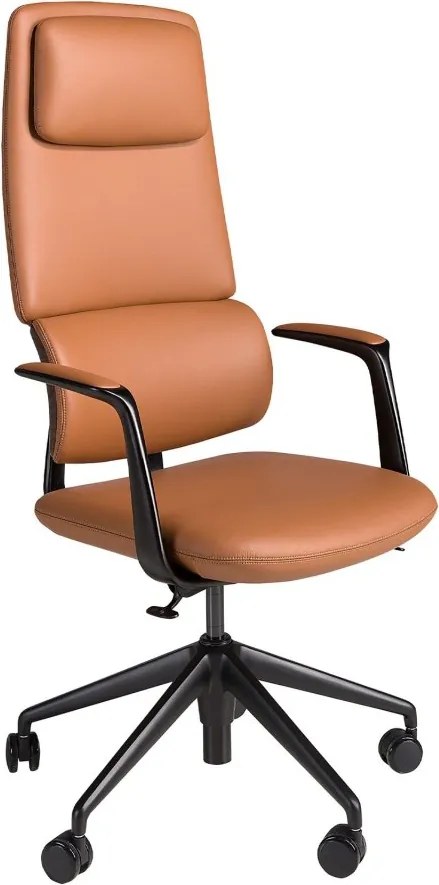 Scaun de birou modern piele sintetica Brown