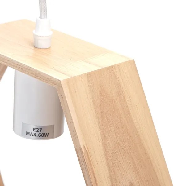 Aigostar - Lustră LED din pin pe cablu 1xE27/9W/230V 2200K