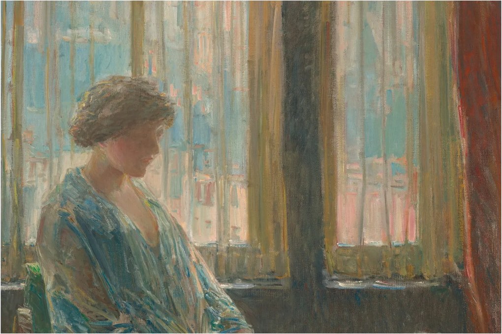 Tablou - Childe Hassam, The New York Window, reproducere (90x60 cm)