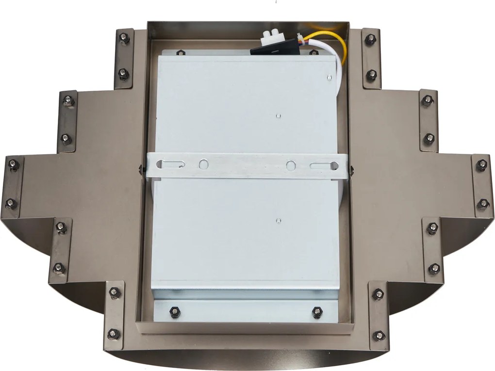 Lampă de perete modernă gunmetal cu LED inclus, cu 3 trepte de intensitate luminoasă - Lines