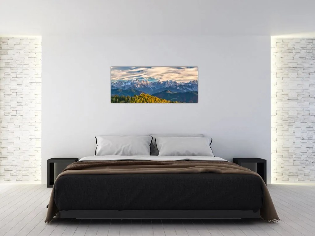 Tablou - panorama montană (120x50 cm)