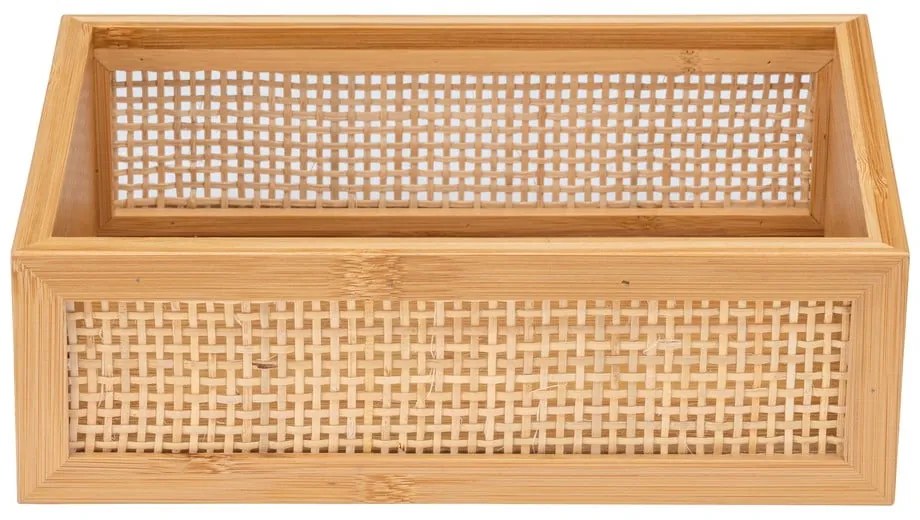 Organizator baie din bambus Wenko Allegre, 22 x 7 cm