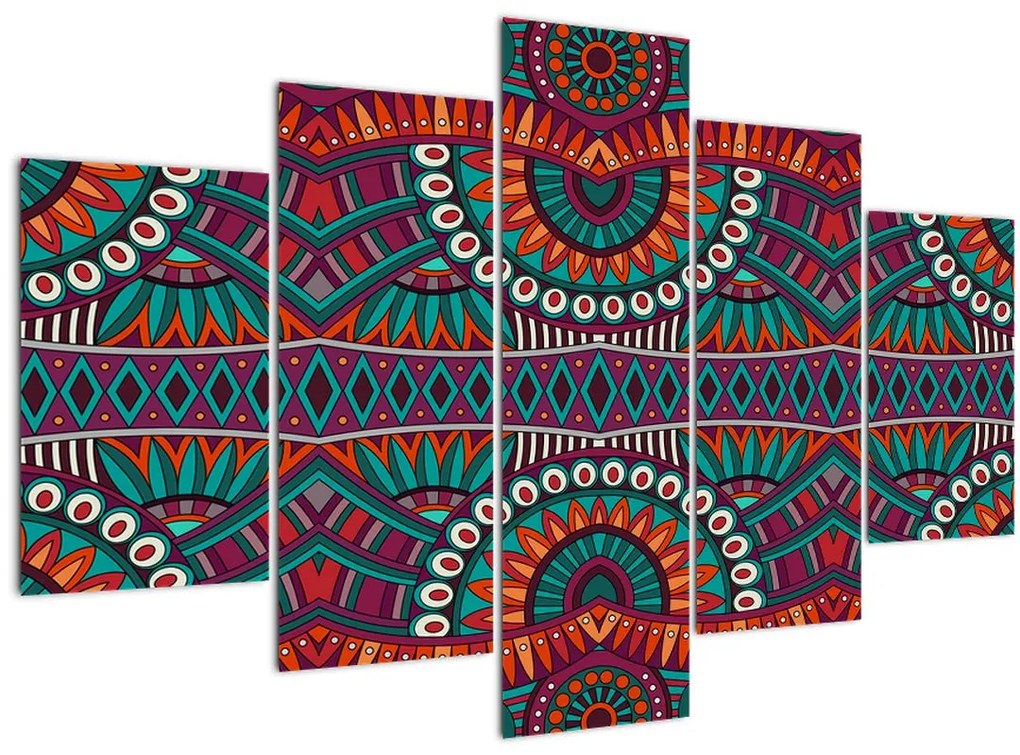 Tablou cu bastracție ornamentală (150x105 cm)