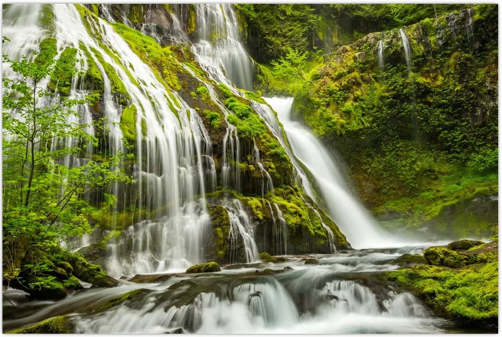 Tablou - Cascada, Wind River Valley (90x60 cm)