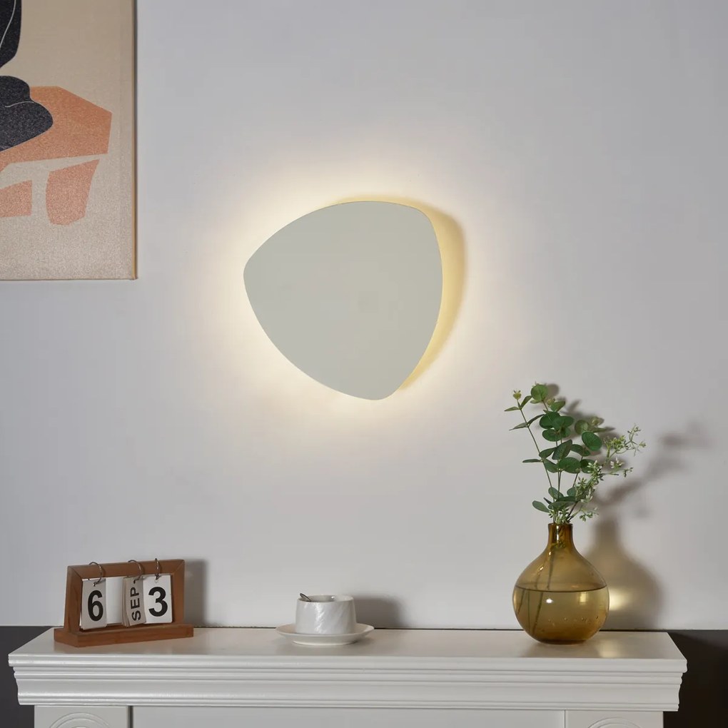 Lampă de perete de design bej organic 32cm 2 lumini - Pulley