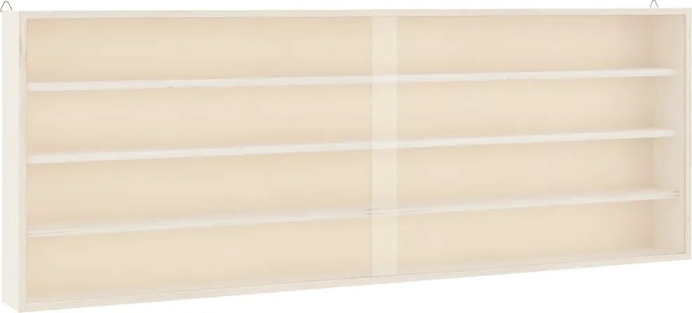 vidaXL Vitrina de colecție din lemn cu uși 100x8,5x37 cm