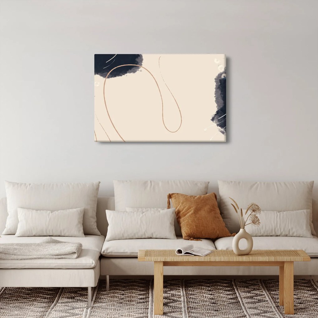 Tablou - Abstractizare bej (90x60 cm)
