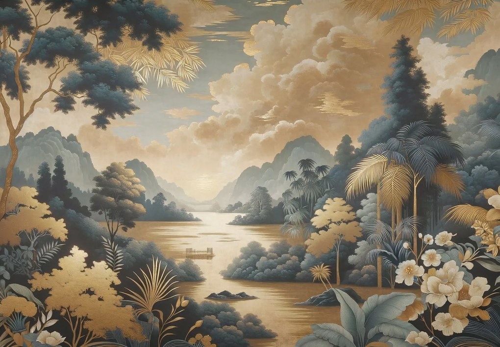 Fototapet - Lac de aur (147x102 cm)