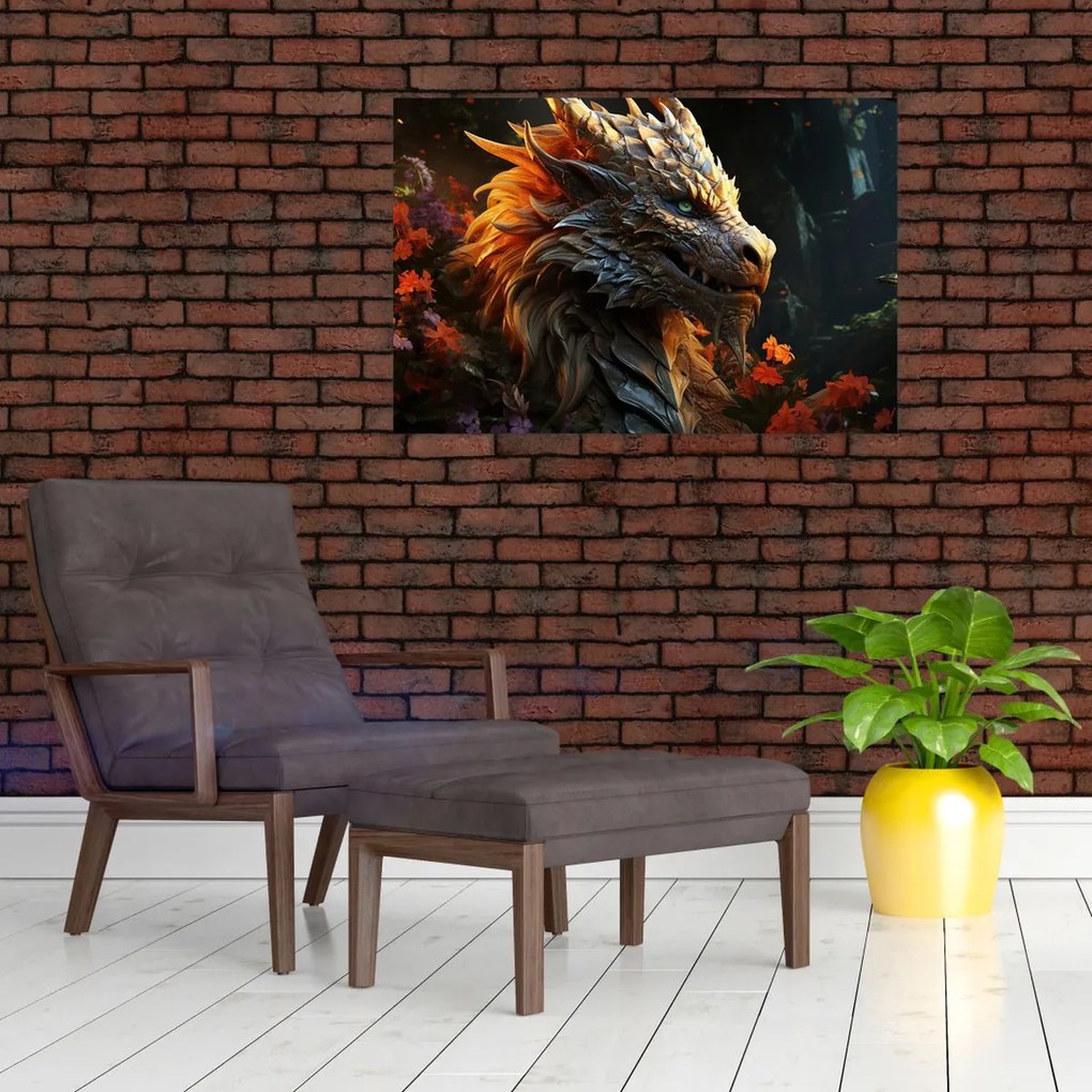 Tablou - Dragon (90x60 cm)