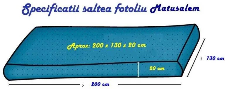 Set Fotoliu Matusalem cu Otoman (suport picioare), Material Textil - Tigereye